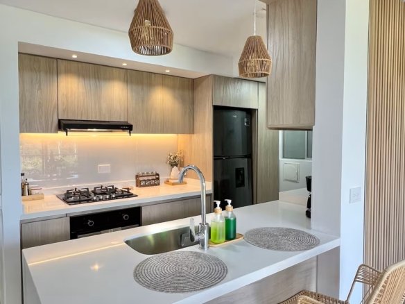 ¡Acogedor y minimalista apartamento con vistas a la montaña! en Bucaramanga - Amoblados.co