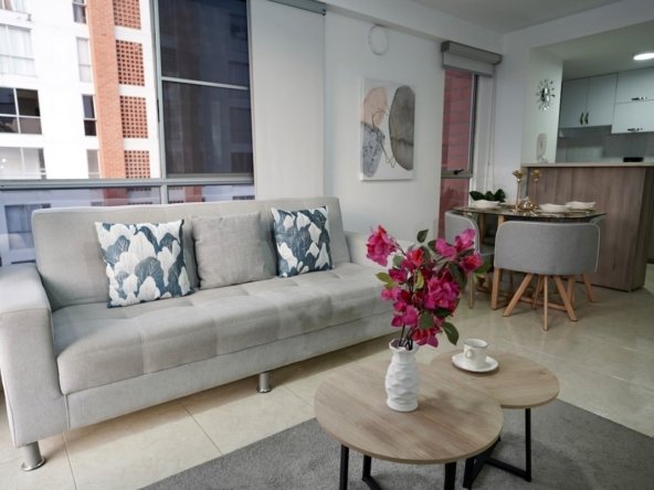 Apartamento Ciudad Meléndez Sepia Amoblado en Cali - Amoblados.co