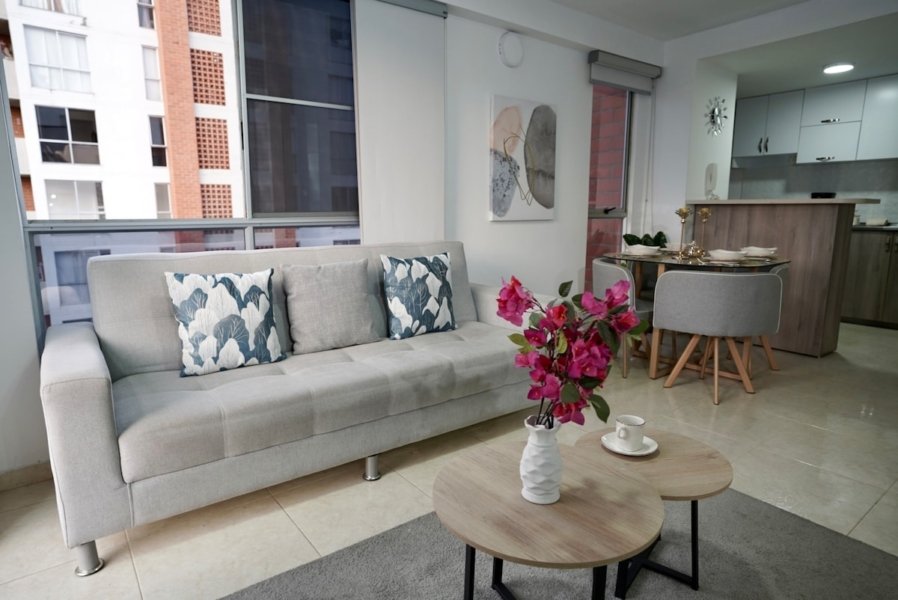 Apartamento Ciudad Meléndez Sepia Amoblado en Cali - Amoblados.co