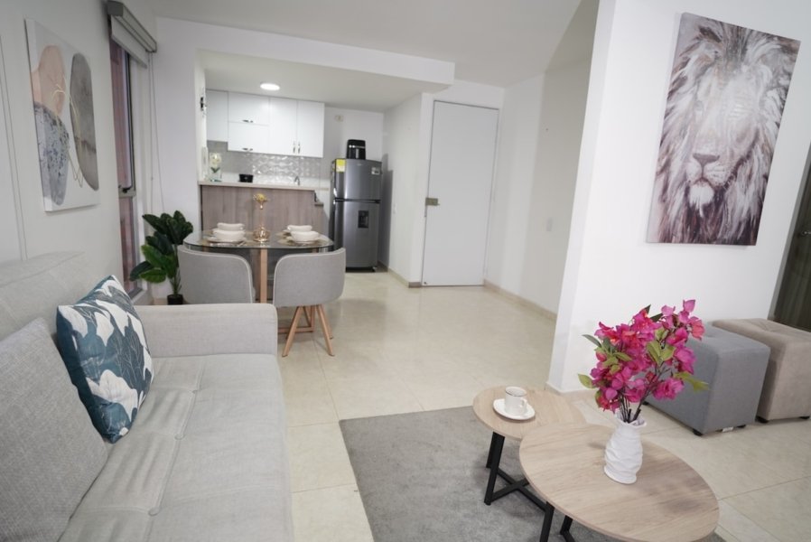 Apartamento Ciudad Meléndez Sepia Amoblado en Cali - Amoblados.co